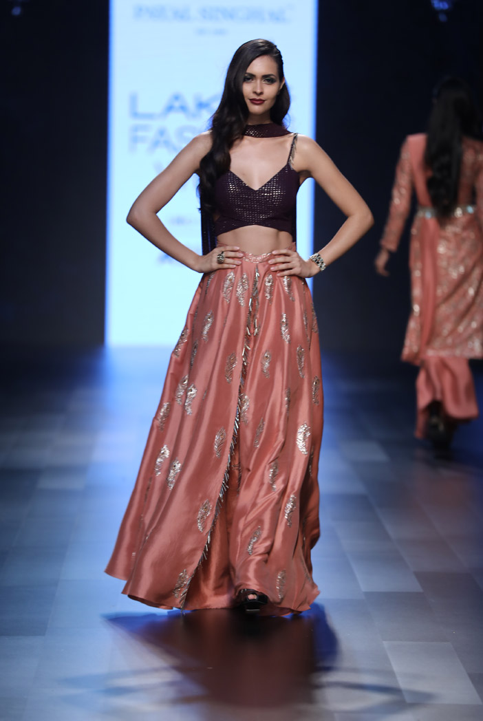 palazzo lehenga dress